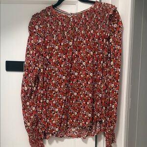 Knox Rose Red Floral Blouse